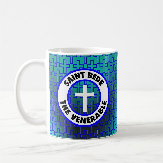Saint Bede the Venerable Coffee Mug (Left)