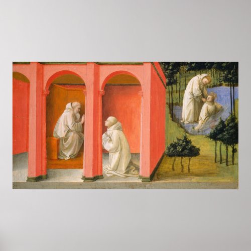 Saint Benedict _ Filippino Lippi Fine Art Poster