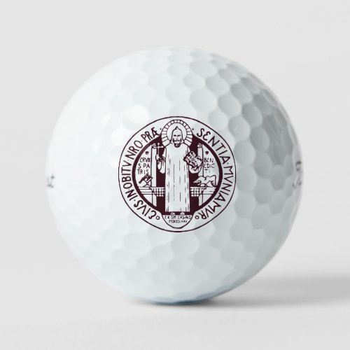 Saint Benedict Medal Golf Balls