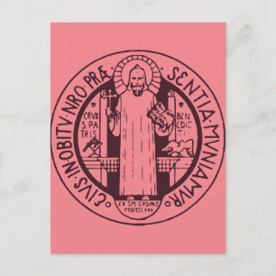 Saint Benedict Medal Postcard