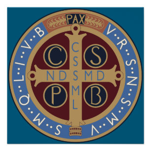 Saint Benedict Medal Poster