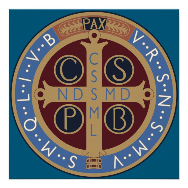 Saint Benedict Medal Poster (Front)