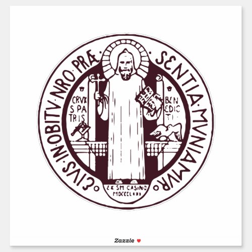 Saint Benedict Medal Sticker