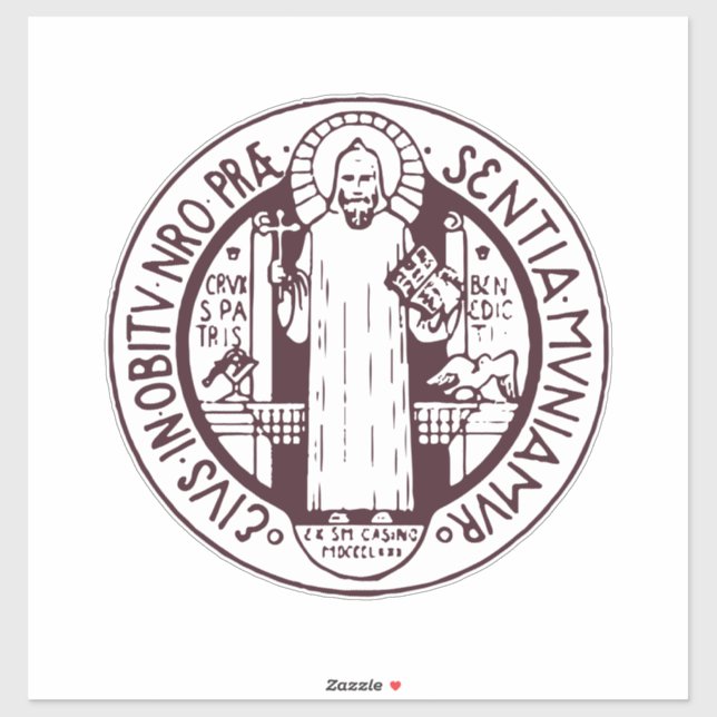 Saint Benedict Medal Sticker (Sheet)