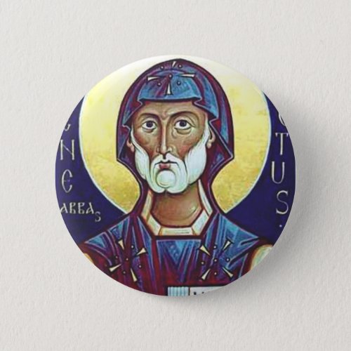 Saint Benedict of Nursia Button