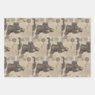 Saint Benedict of Nursia Father of Monasticism Wrapping Paper Sheets