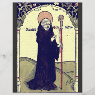 Saint Benedict of Nursia Patron of Europe Catholic Flyer