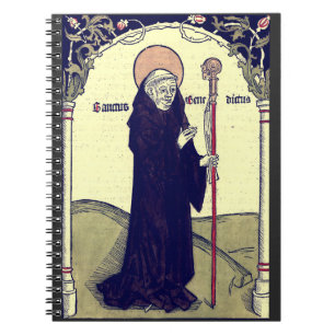 Saint Benedict of Nursia Patron of Europe Catholic Notebook
