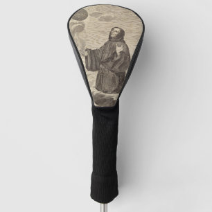 Saint Benedict of Nursia Religious Art Golf Head Cover