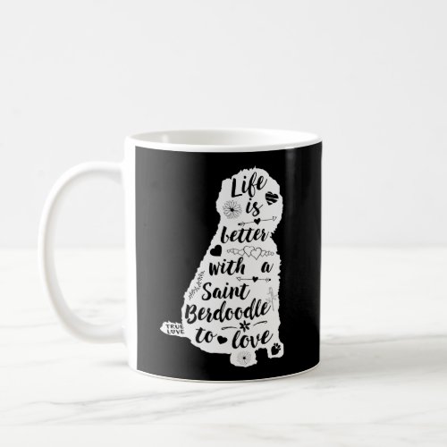 Saint Berdoodle Design For Saint Berdoodle Dog Lov Coffee Mug