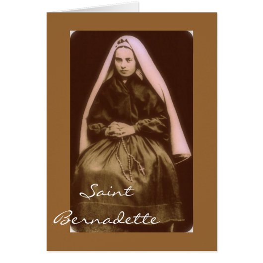 saint bernadette cards (Front)