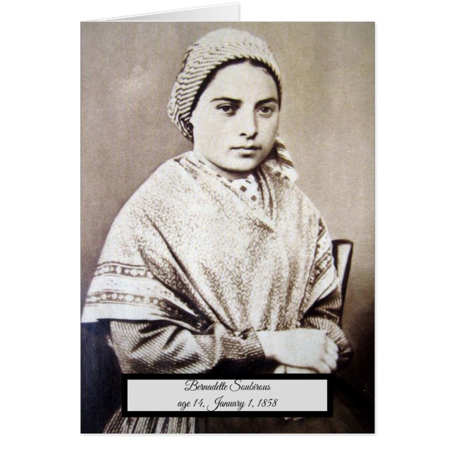 Saint Bernadette Cards (Front)