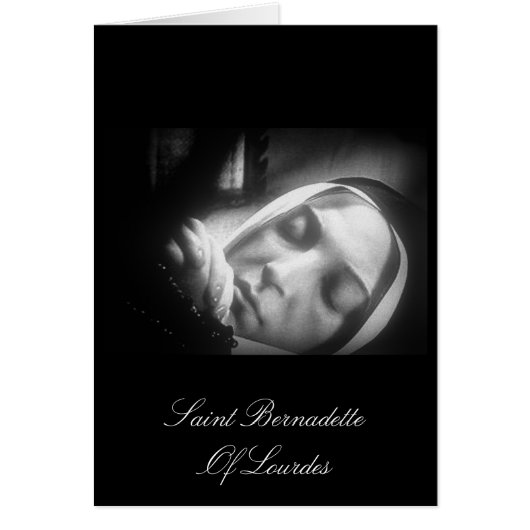 Saint Bernadette Of Lourdes Cards (Front)