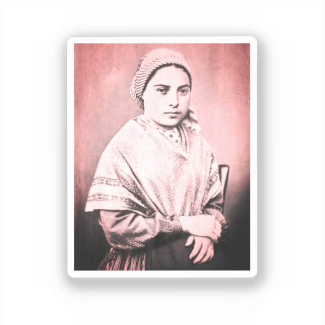 Saint Bernadette Soubirous as a child Sticker (Front)
