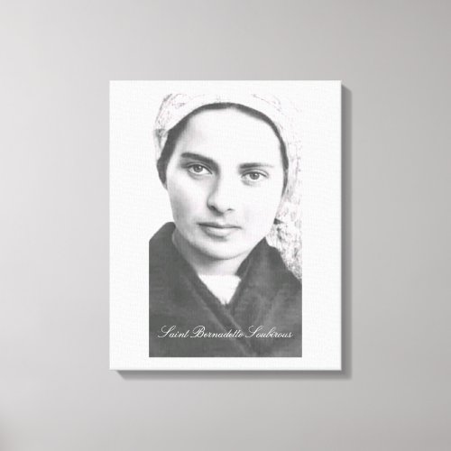 Saint Bernadette Soubirous Canvas Print