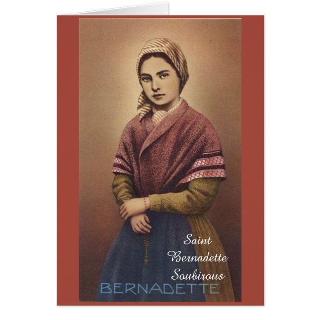 Saint Bernadette Soubirous Cards (Front)