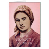 SAINT BERNADETTE SOUBIROUS CARDS (Front)