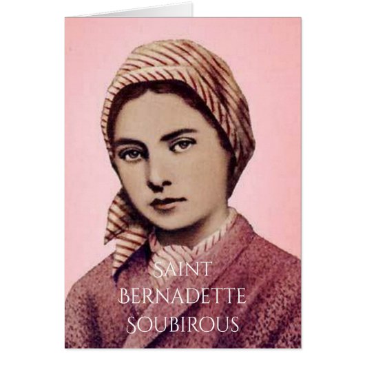 SAINT BERNADETTE SOUBIROUS CARDS (Front)