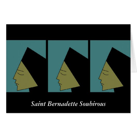 Saint Bernadette Soubirous Cards (Front Horizontal)