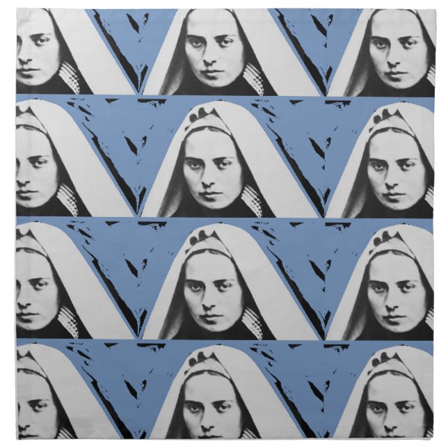 SAINT BERNADETTE SOUBIROUS CLOTH NAPKIN (Front)