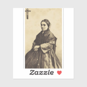 Saint Bernadette Soubirous Fine Art Sticker