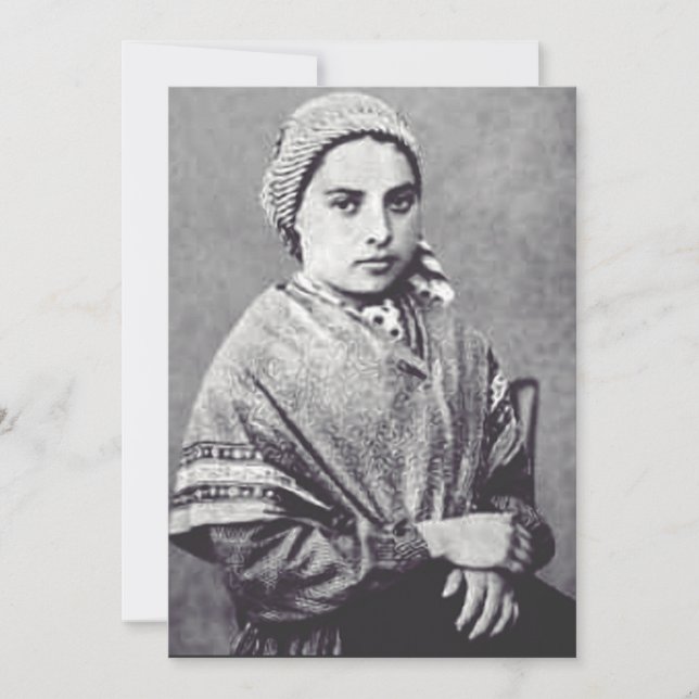Saint Bernadette Soubirous Invitation (Front)