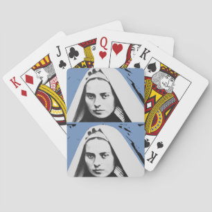 SAINT BERNADETTE SOUBIROUS POKER CARDS