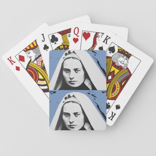 SAINT BERNADETTE SOUBIROUS POKER CARDS