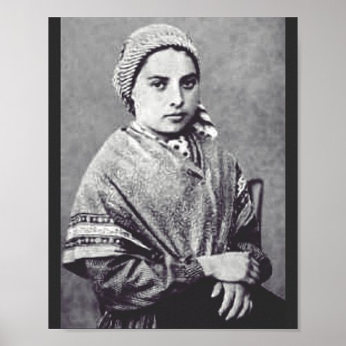 Saint Bernadette Soubirous Poster