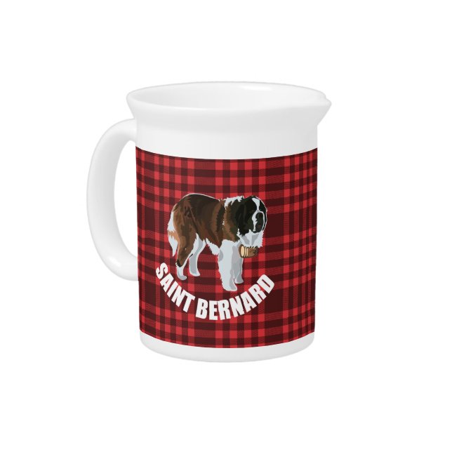Saint Bernard Beverage Pitcher (Left)