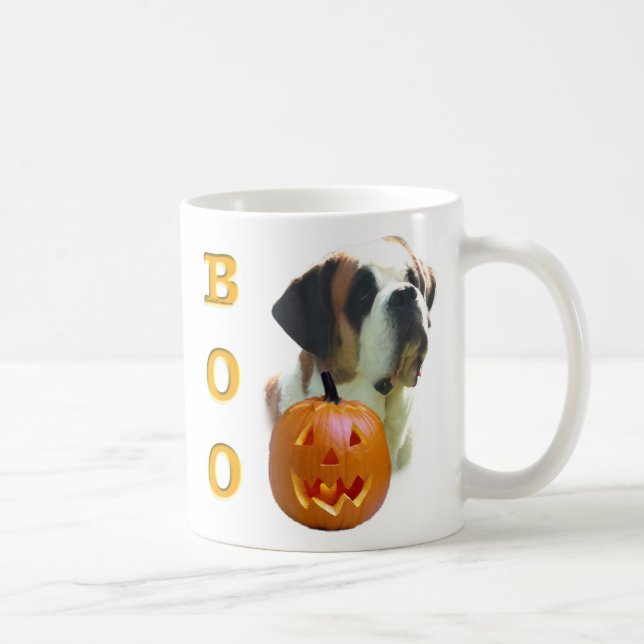 Saint Bernard Boo Coffee Mug (Right)