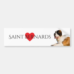 Saint Bernard Bumper Sticker