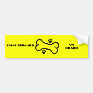 Saint Bernard Bumper Sticker
