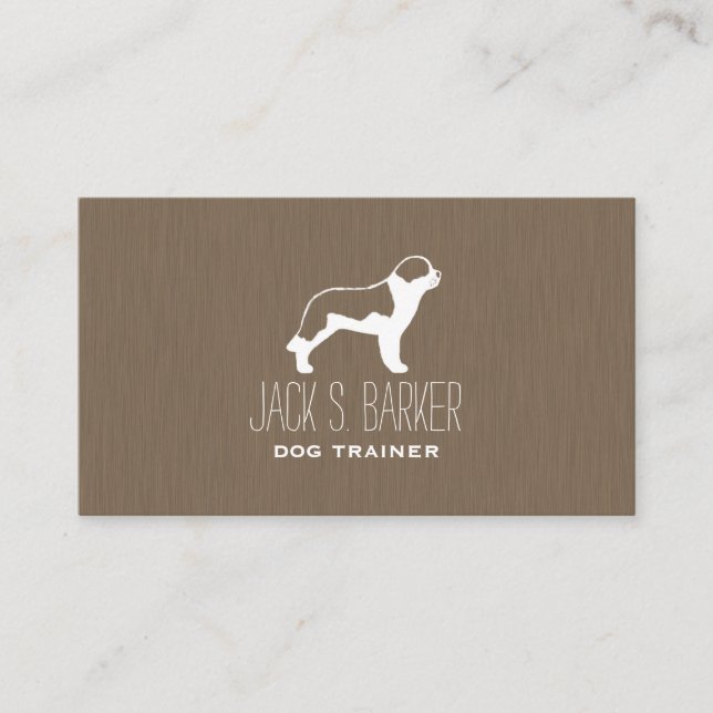 Saint Bernard Business Card (Front)