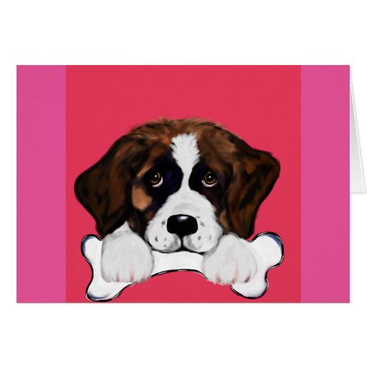 Saint Bernard Cards (Front Horizontal)