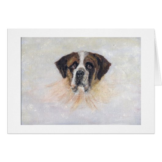 Saint Bernard Cards (Front Horizontal)