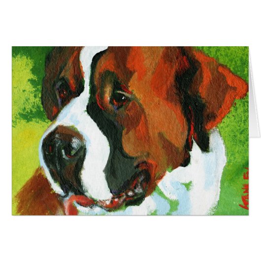 Saint Bernard Cards (Front Horizontal)