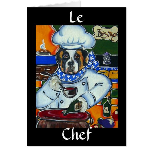 Saint Bernard Chef Cards (Front)