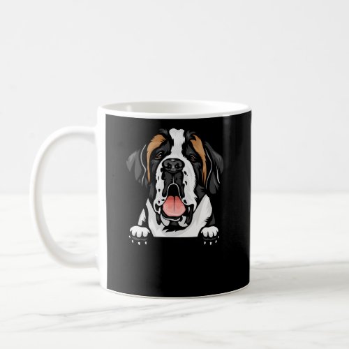 Saint Bernard Decor Print Dog St Bernard Coffee Mug