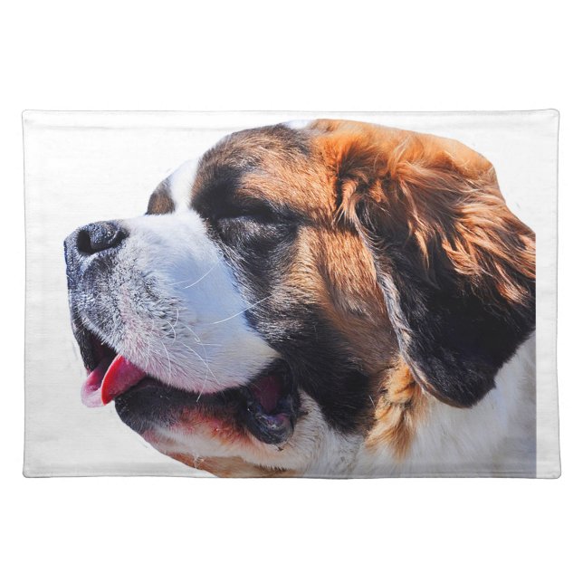 "Saint Bernard" design place mats (Front)