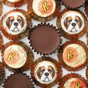 Saint Bernard Dog 3D Inspired Reese's Peanut Butter Cups