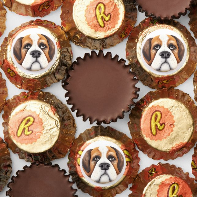 Saint Bernard Dog 3D Inspired Reese's Peanut Butter Cups (Assorted)
