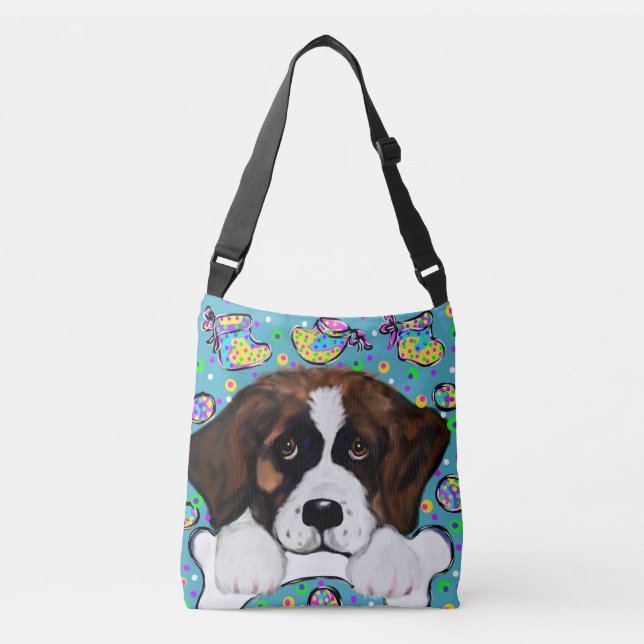 SAINT BERNARD DOG  CROSSBODY BAG (Front)