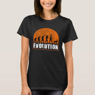 Saint Bernard Dog Dad Human Evolution T-Shirt