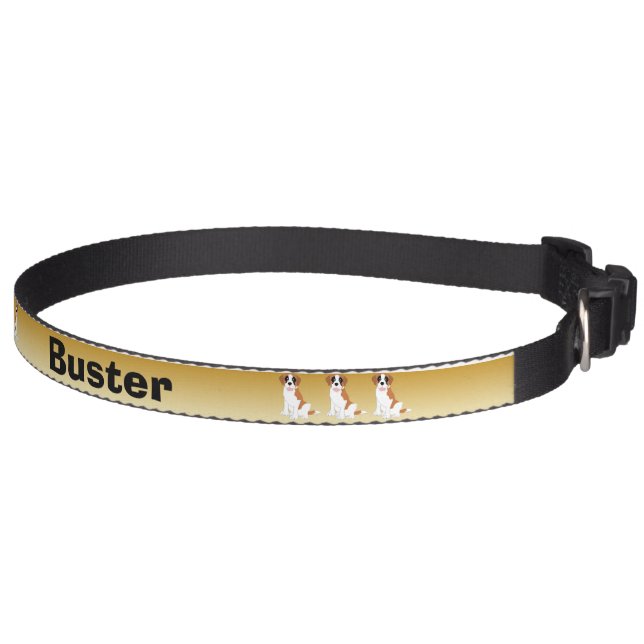 Saint Bernard Dog Design Pet Collar (Right)