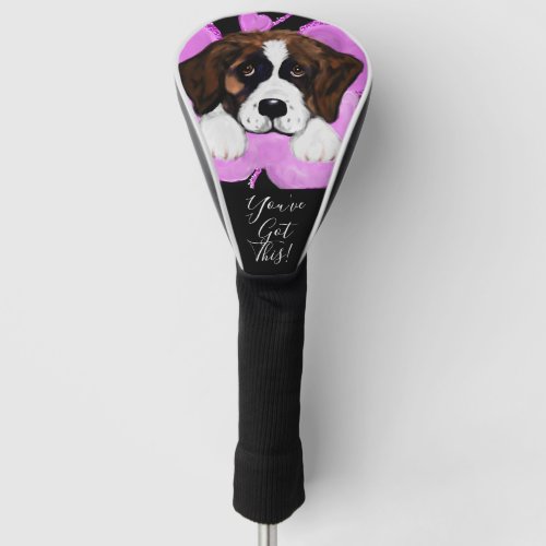 SAINT BERNARD DOG  GOLF HEAD COVER