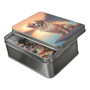 Saint Bernard dog Jigsaw Puzzle