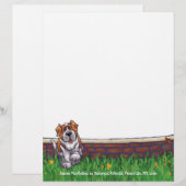 Saint Bernard Dog Personal Letterhead (Front/Back)