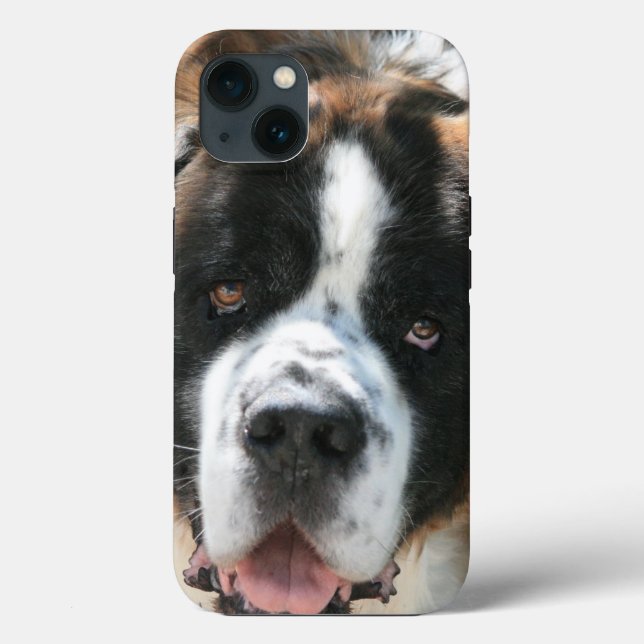 Saint Bernard Face Case-Mate iPhone Case (Back)
