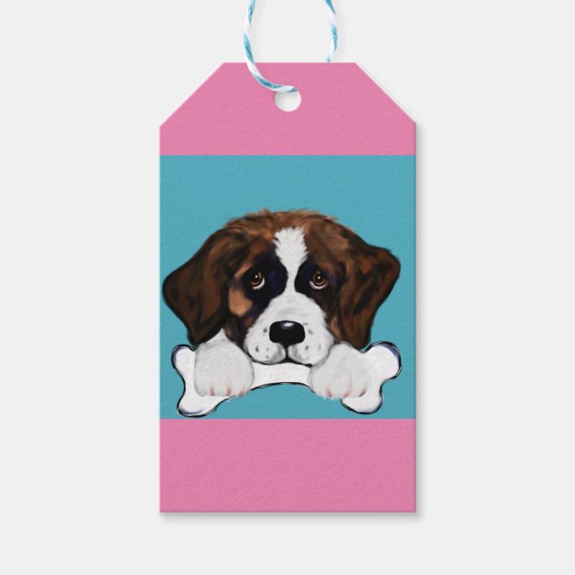 Saint Bernard Gift Tags (Front)